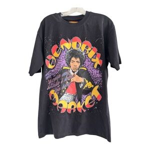 JIMI HENDRIX Market (NWT) Men’s Black Kiss The Sky Graphic Tee T-Shirt (MEDIUM)
